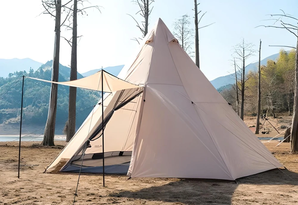 pyramid style tent